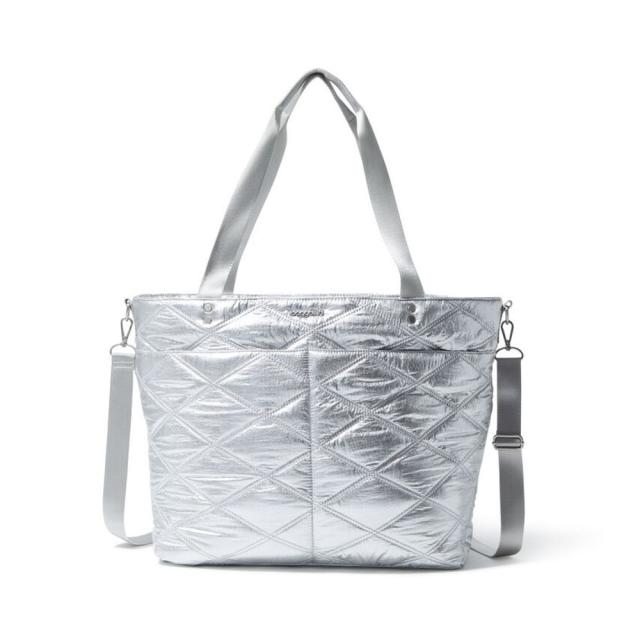 Ivory Slouchy Quilted Puffer Tote Bag – Momni Boutique