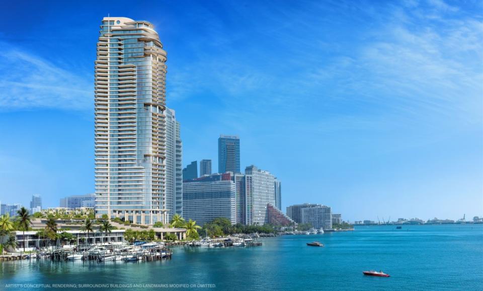 The St. Regis Miami will have 152 condo units up for grabs starting at $4 million. Binyan Studios