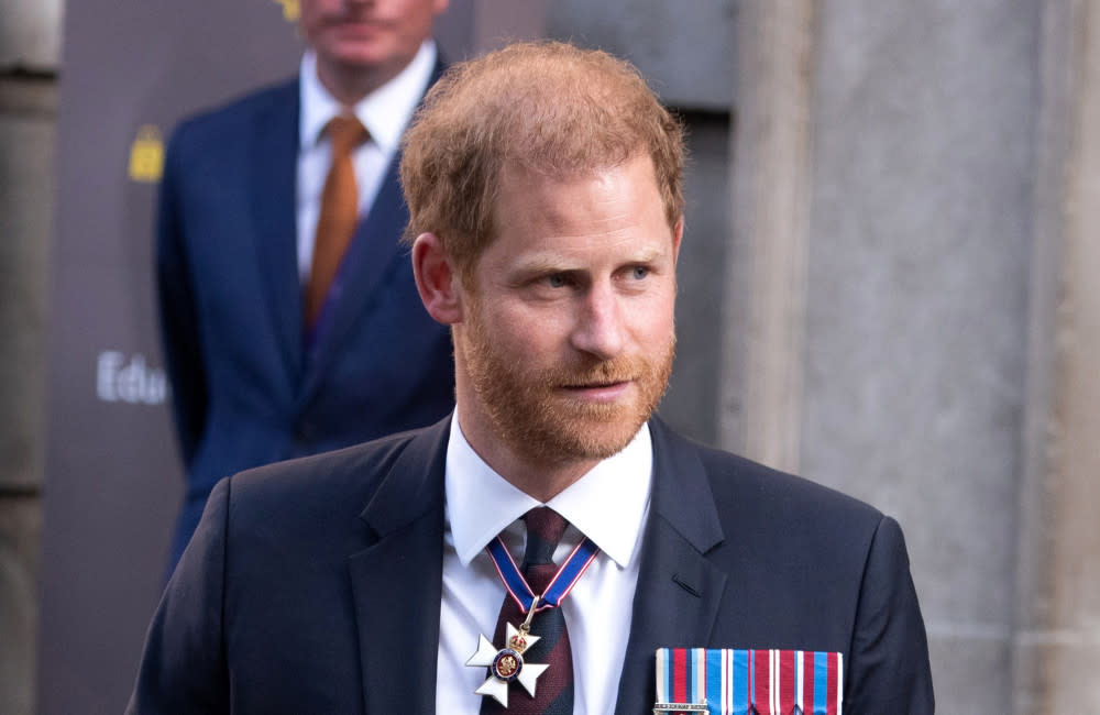 Prince Harry didn't get to see his father, King Charles credit:Bang Showbiz