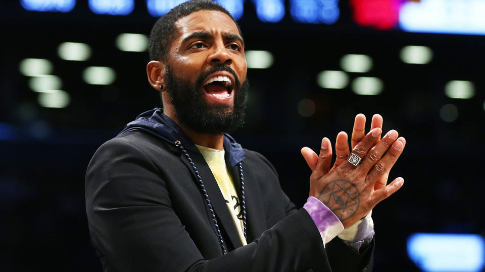 Brooklyn Nets guard Kyrie Irving, pictured, will likely be sidelined for several months.