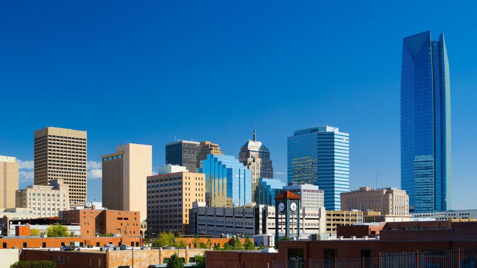 Oklahoma downtown skyline