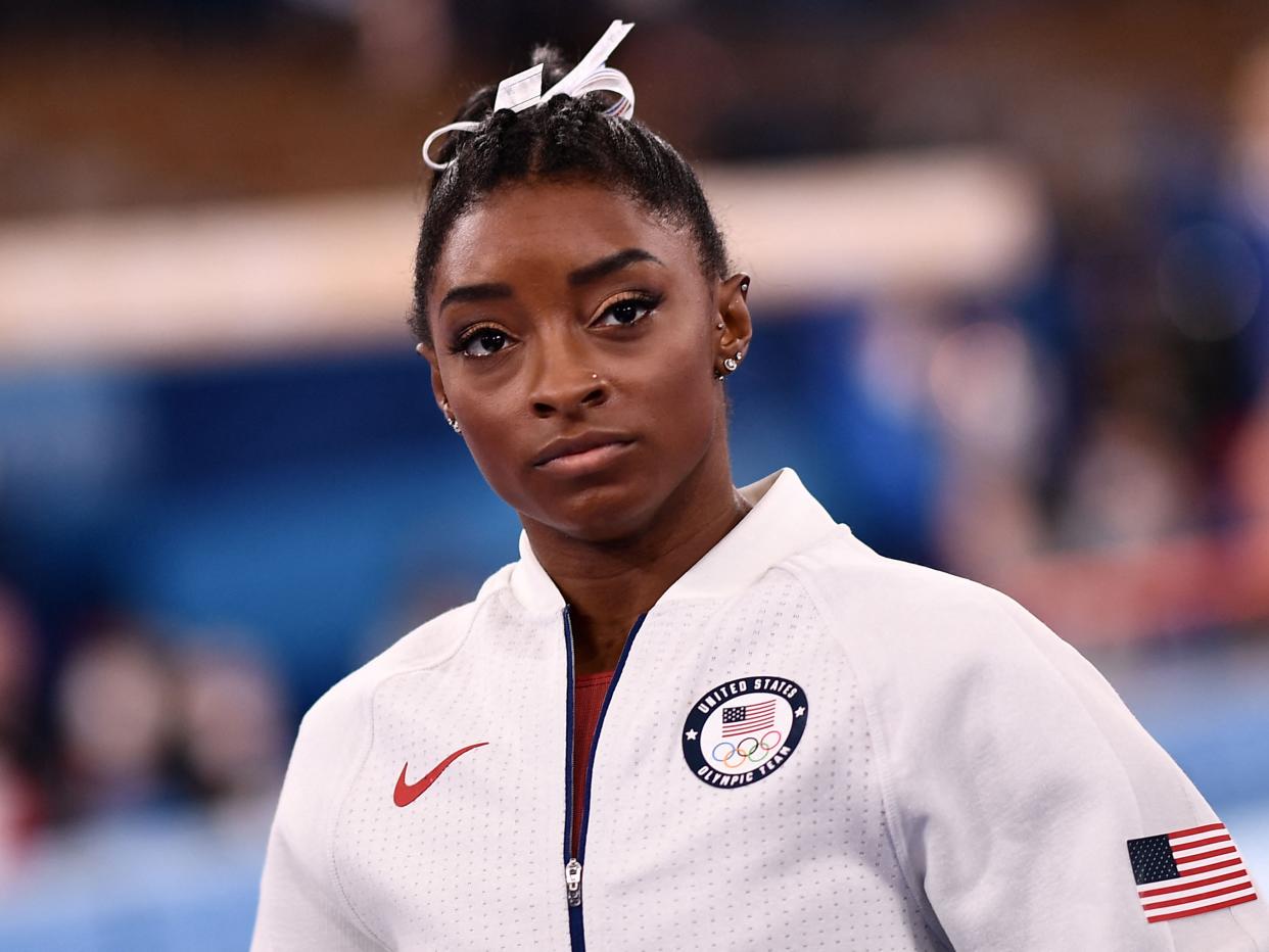 Simone Biles at the Tokyo 2020 Olympics