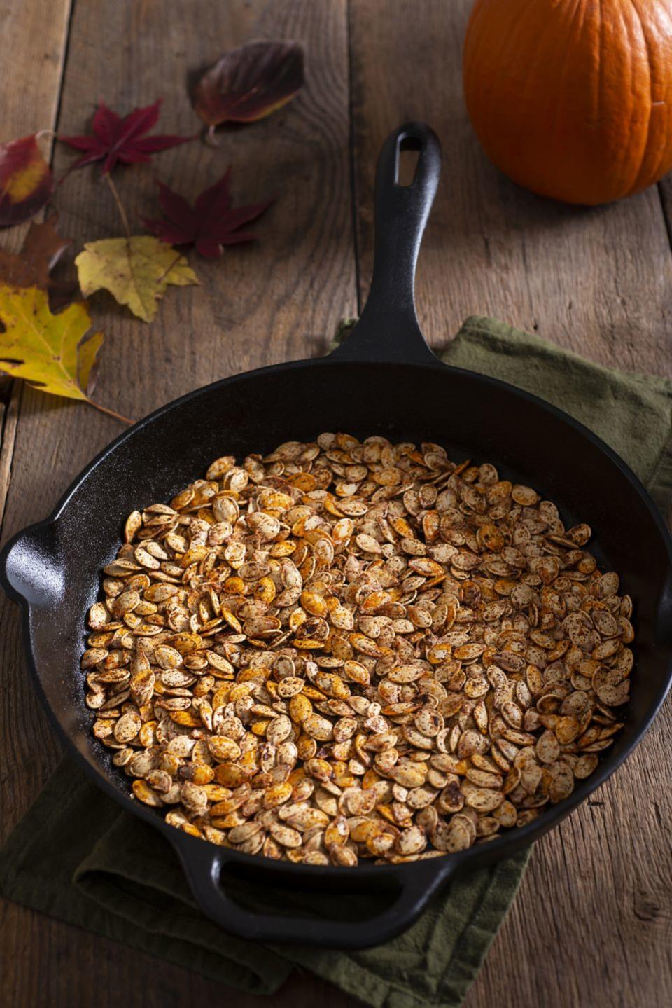 Pumpkin Seed-Roasting Party