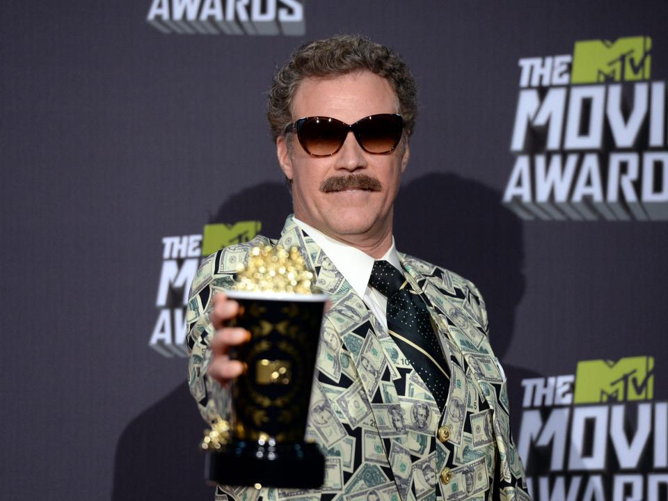 Will Ferrell wins the Comedic Genius Award in 2013.