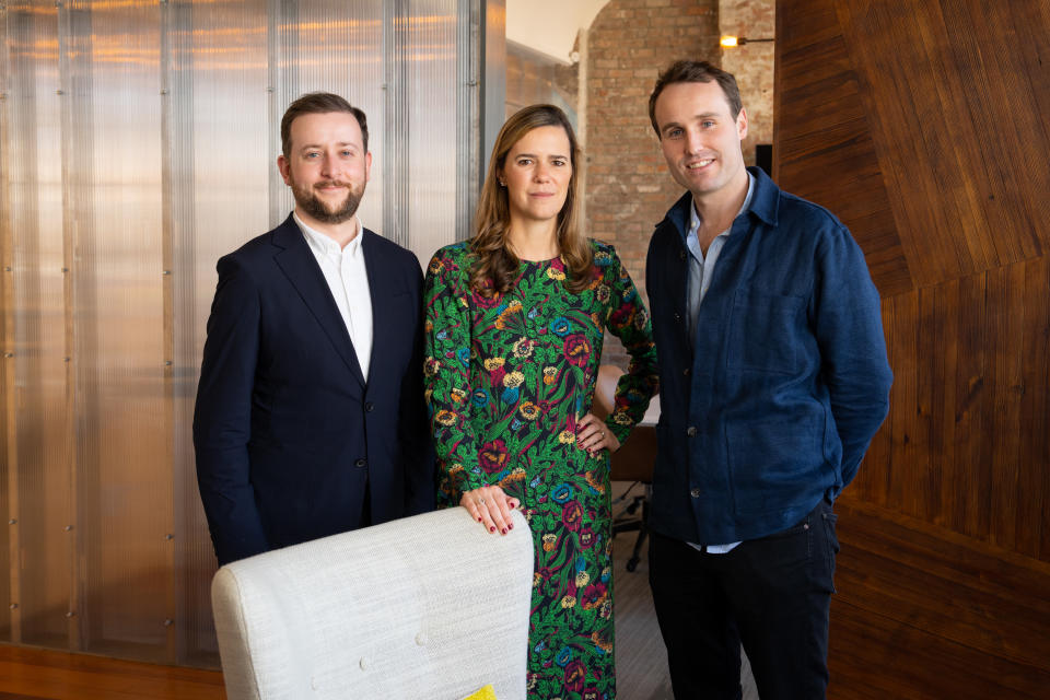 The BDB founders: Thomas Walters (Europe CEO), Permele Doyle (USA president) and Ed East . Photo: Paul Morse Photography