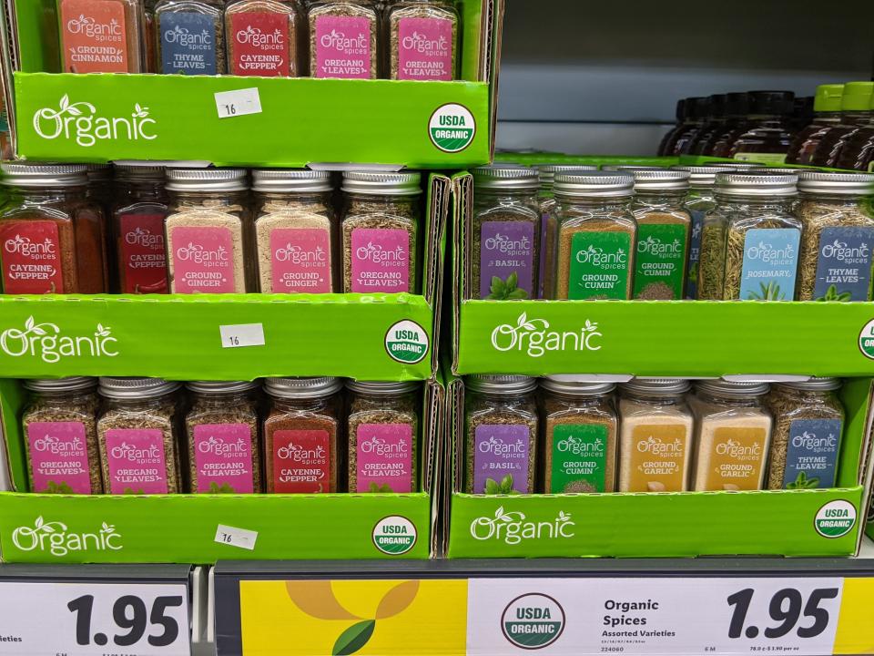 Spice options at Lidl.