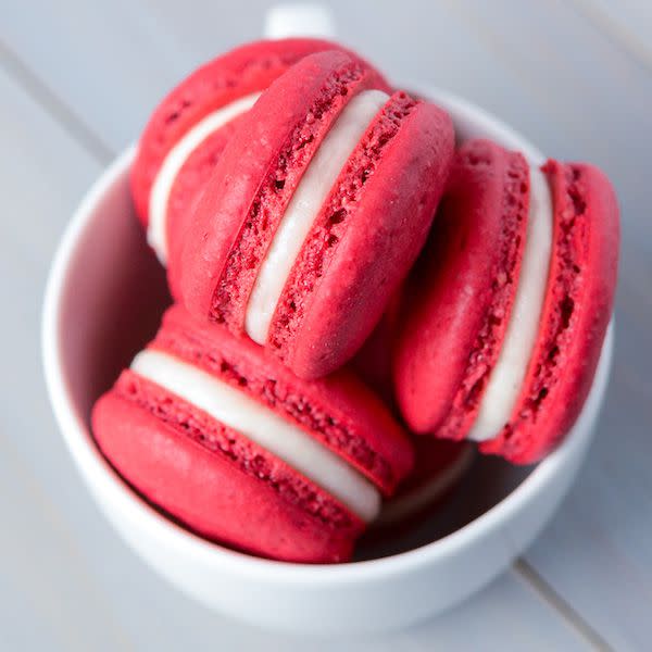 Red Velvet Macarons