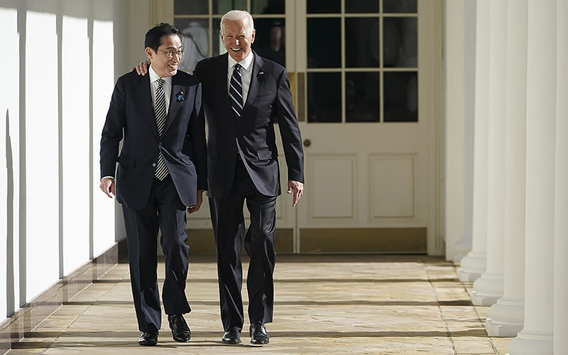 President Biden and Japanese Prime Minister Fumio Kishida