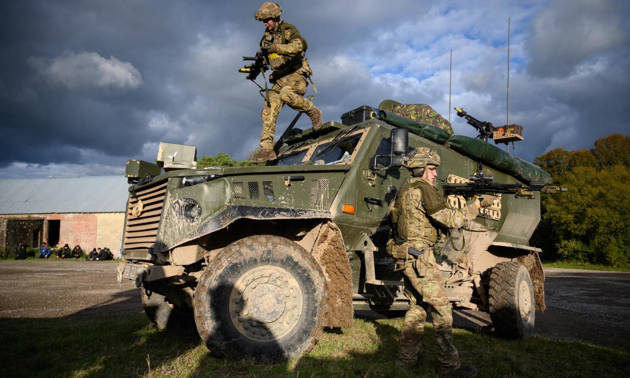 <span>Walker said he had ‘a bold ambition’ for the British army ‘to double our fighting power in three years and triple by the end of the decade’.</span><span>Photograph: Leon Neal/Getty Images</span>