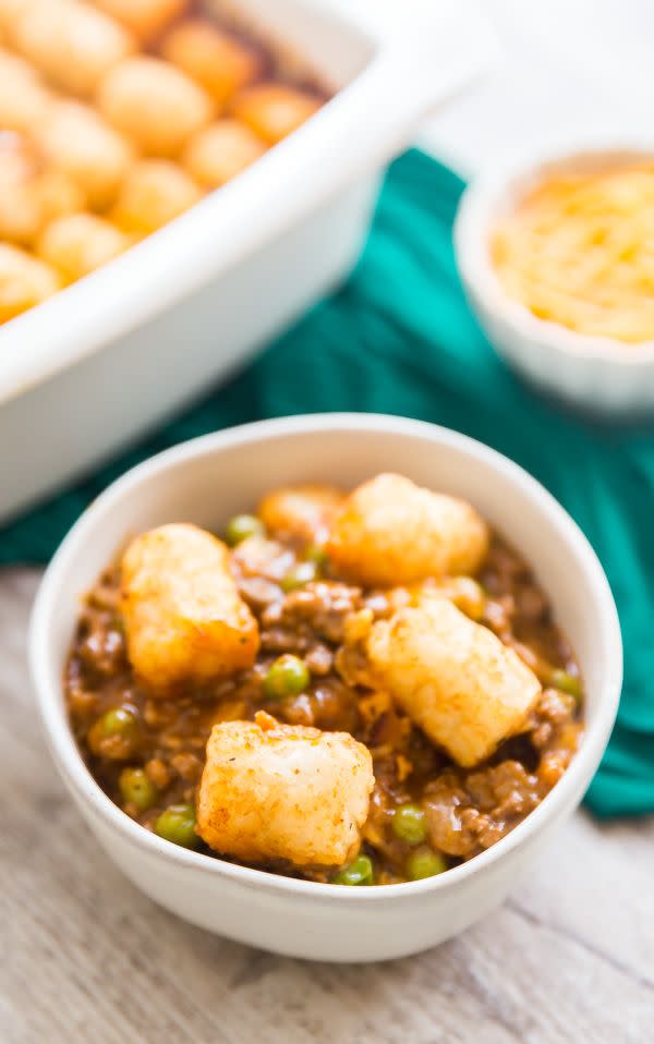 Bacon Cheeseburger Tater Tot Casserole