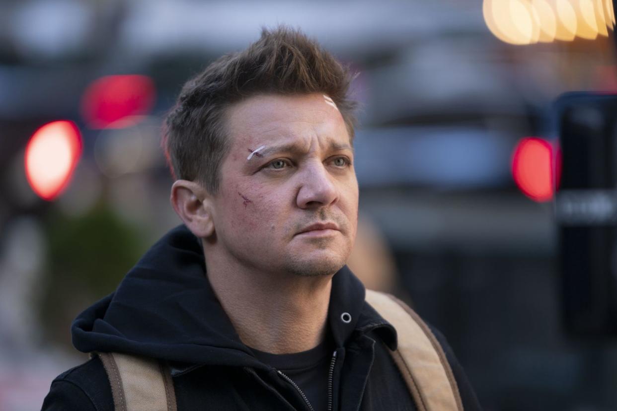 jeremy renner as clint barton, hawkeye