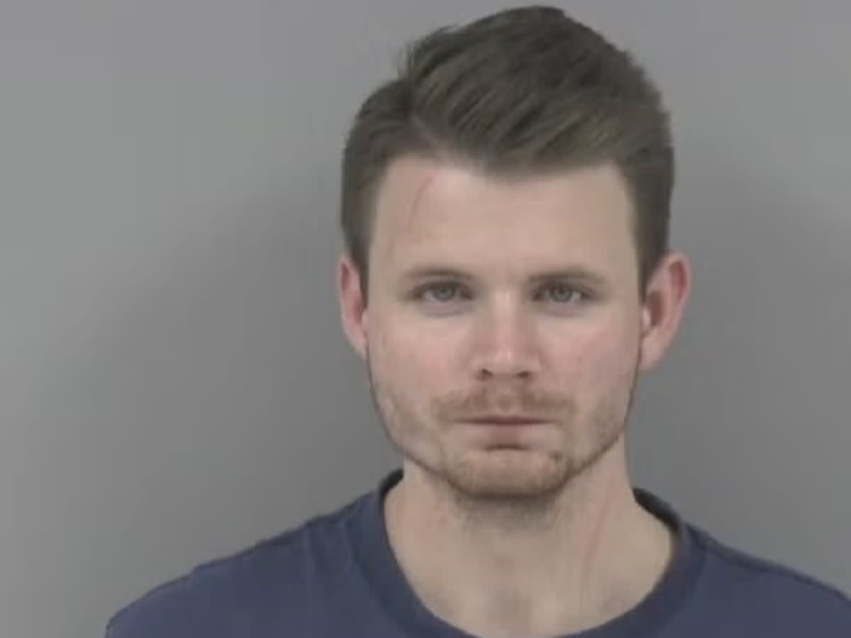 Ryan Fournier,  co-founder of Students for Trump, was arrested in North Carolina last Tuesday on misdemeanour charges of assaulting a female and assault with a deadly weapon (Johnston County Sheriff's Office)