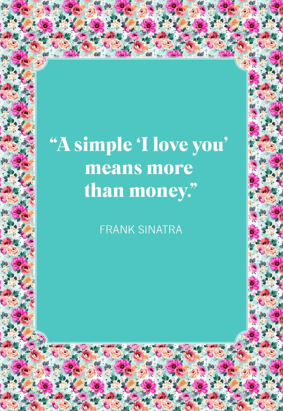 frank sinatra love quotes