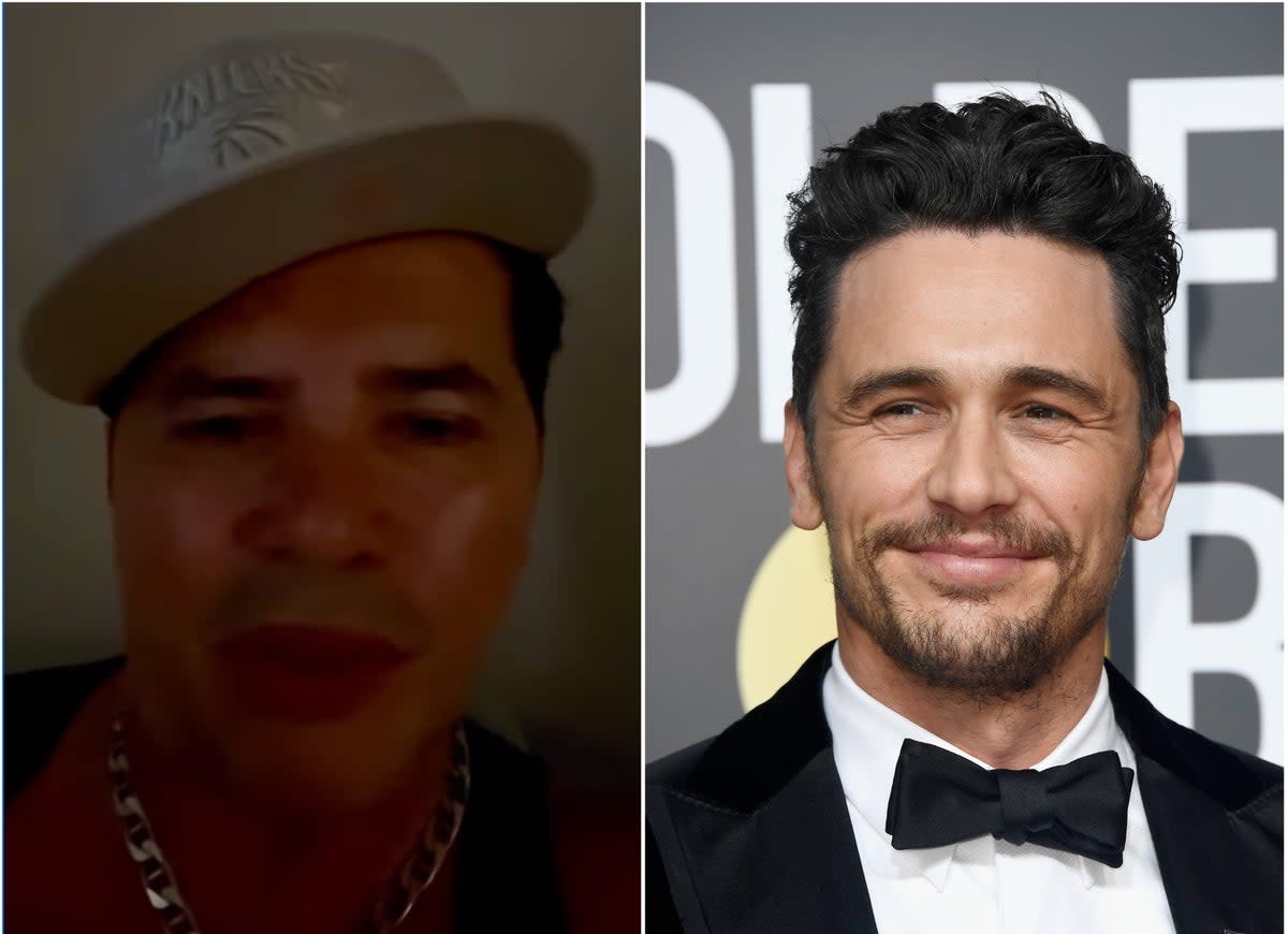 John Leguizamo, a la izquierda, y James Franco (John Leguizamo/Instagram/Getty)