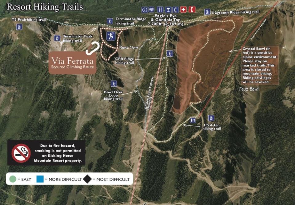 <p>Kicking Horse Hiking Trails</p><p>Kicking Horse Resort</p>