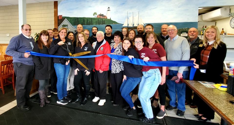 Rochester Chamber holds a ribbon cutting ceremony for Windjammers Seafood Restaurant’s 20th anniversary.