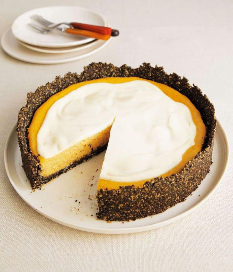 Gingery Pumpkin Cheesecake