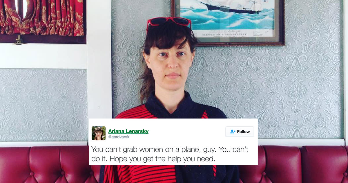 This woman live-tweeted her experience after being groped on a plane and it’s not okay