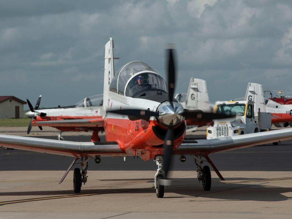 US Navy T-6B Texan II aircraft