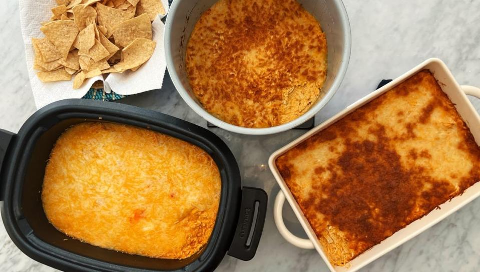 We cooked this game day dip three ways. Which is best?