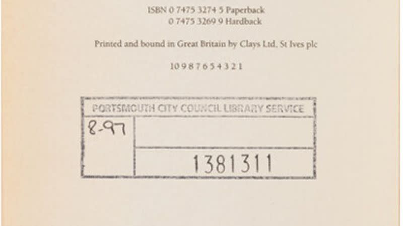 The book contains a stamp from Portsmouth City Library (Picture: Heritage Auctions)