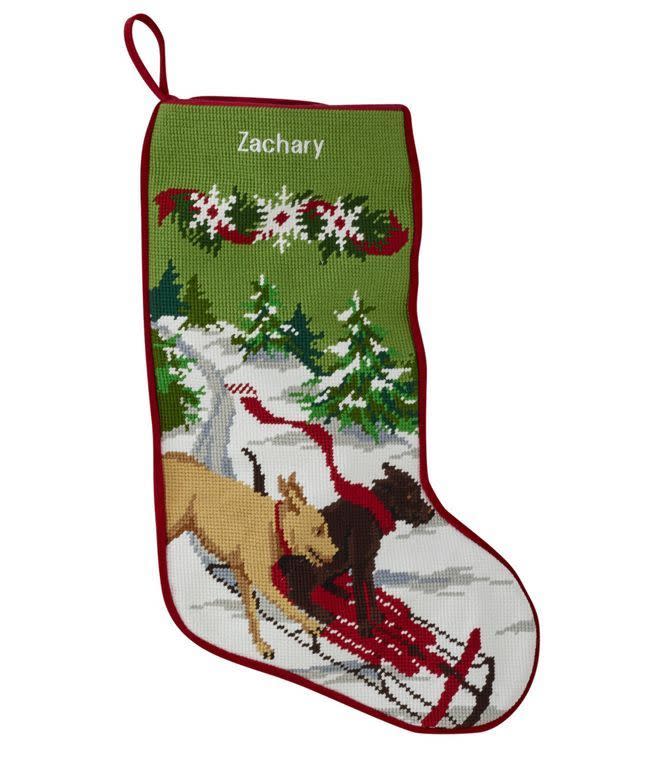 Needlepoint Christmas Stocking