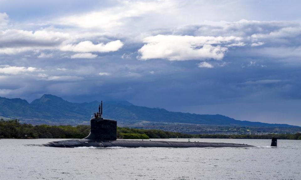 <span>Photograph: Chief Petty Officer Amanda Gray/AP</span>