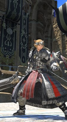 I suspect this is the new tomestone gear rather than the new Allagan gear.  I hope so, anyway; I'd rather like it.