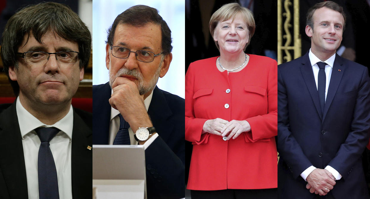 Der Katalonien-Konflikt wird nur auf radikalem Weg gelöst werden können. Er heißt Europa. Bilder: Reuters, AP Photo