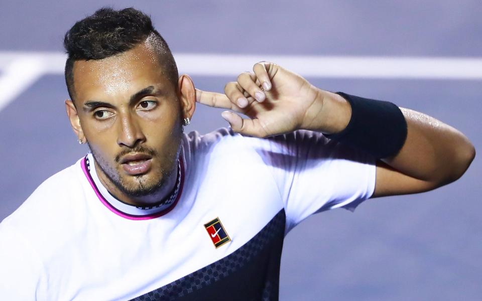 Nick Kyrgios wound up the crowd with his behaviour - Getty Images South America