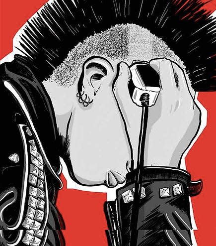 Becoming a punk, a illustration from "The High Desert"