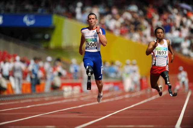 John McFall represented Great Britain and Northern Ireland in the Paralympics - winning a bronze medal at the Beijing Paralympic Games in 2008 (Julien Behal/PA)