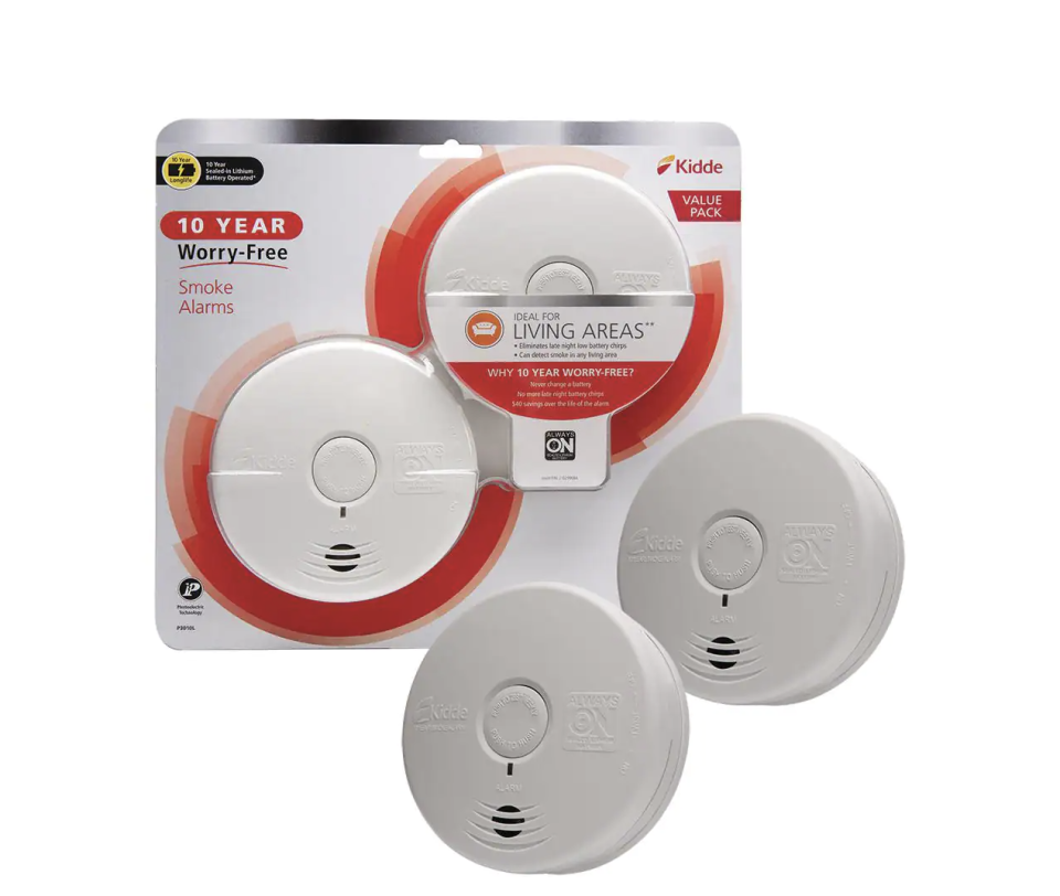 Kidde 10-Year Worry-Free Smoke Detector 