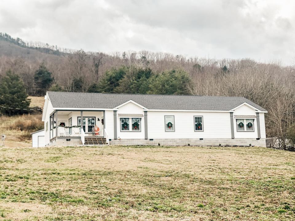 Chesney Cross moved into this new manufactured home in Sevierville, Tennessee, last year.