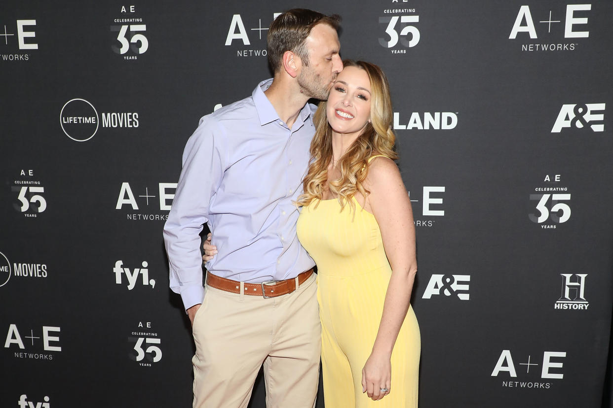 Jamie Otis announces she and husband Doug Hehner are pregnant with their third child after a few years of fertility struggles. (Photo by Taylor Hill/Getty Images)