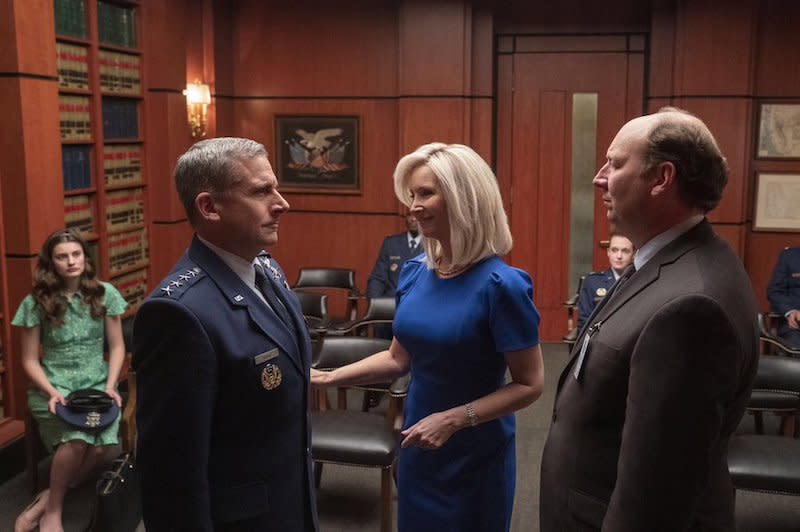 Lisa Kudrow stars alongside Steve Carell in the upcoming Netflix comedy ‘Space Force’. — Picture courtesy of Netflix