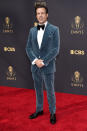 Jason Sudeikis arrives at the 73rd Primetime Emmy Awards on Sunday, Sept. 19, 2021, at L.A. Live in Los Angeles. (AP Photo/Chris Pizzello)