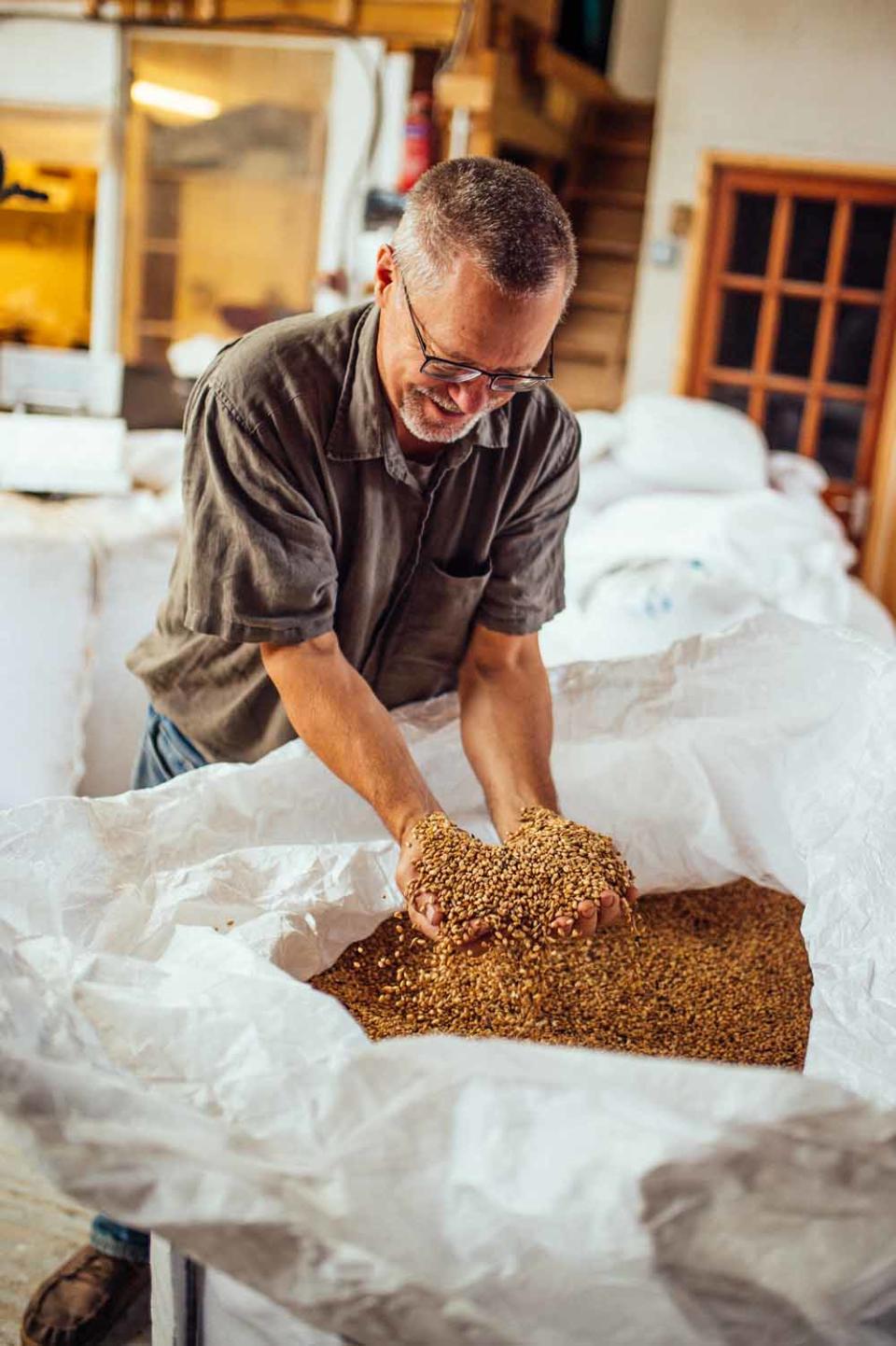 John spent years researching medieval grains (PA Real Life/The Oxford Artisan Distillery)