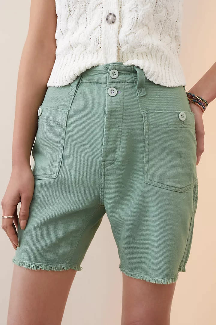 Pilcro Slouchy Surplus Shorts. Image via Anthropologie.