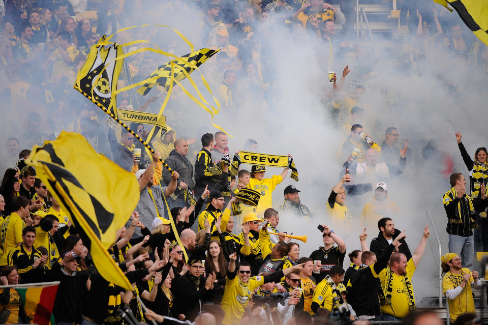 Columbus Crew fans have kickstarted a grassroots movement that has spread across the United States. (Photo by Jamie Sabau/Getty Images)