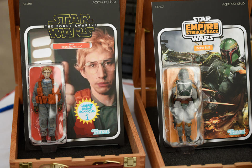 A toy based off a Star Wars-themed parody episode of Undercover Boss. ( Photo: Bryan Huang/Yahoo Singapore)