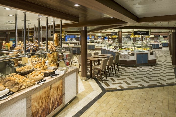 The Windjammer buffet area on Royal Caribbean's Oasis of the Seas will still be offered, but it will no longer be self-service.