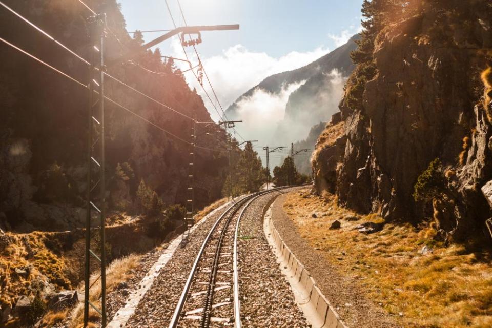 The Spanish Pyrenees.