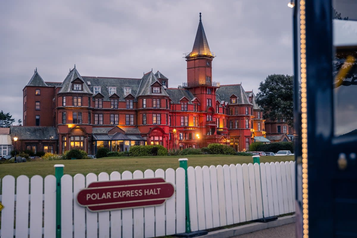 Hotels around the UK bring out all the stops around Christmas, including the Slieve Donard in Northern Ireland  (Marine & Lawn Hotels and Resorts)