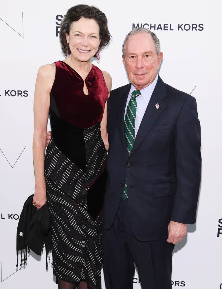 From left: Diana Taylor and Michael Bloomberg in April 2019 | Dimitrios Kambouris/Getty