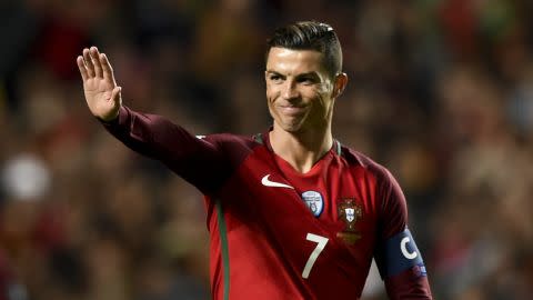 Cristiano Ronaldo Portugal Hungary WC Qualifier