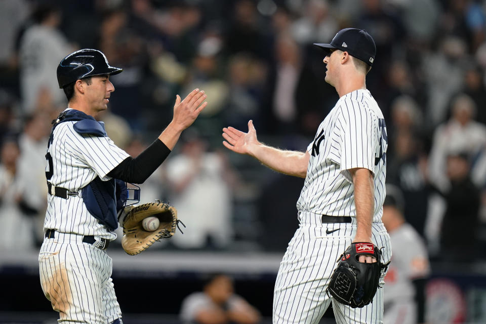 Clay Holmes has been a find for fantasy baseball managers who added the reliever early thanks to his stellar ratios. (AP Photo/Frank Franklin II)