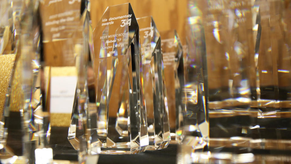 IDA Awards trophies
