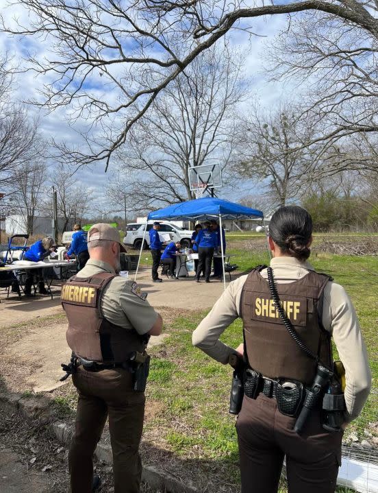 Photos of Johnston County Sheriff’s Office and the Humane Society in Milburn, OK, courtesy of Johnston County Sheriff’s Office