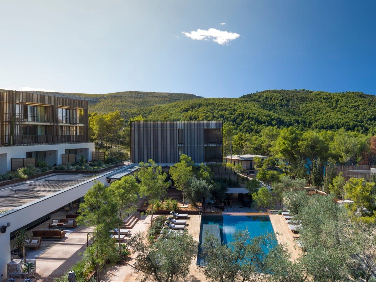 An exterior shot of Maslina Resort, Croatia (Nikola Radovani)